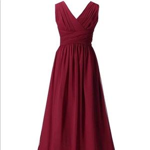 Burgundy Formal Dress